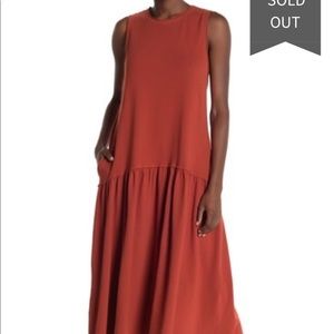 Free People Island Retreat Dress, Orange, size S